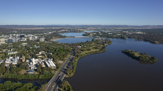 ANU and lake