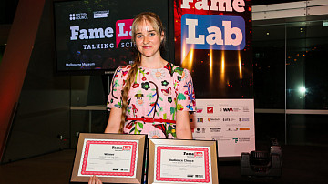 RSPE student wins Melbourne semi-finals of FameLab
